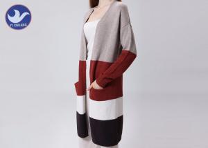 Buy cheap Stripes Oversized Cardigan Sweater , Women