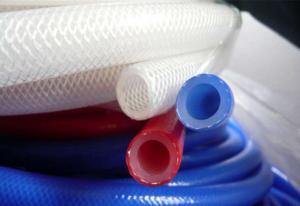 China Stretchable Fiber Braided Silicone Tubing Food Grade For Automobile Accessories on sale