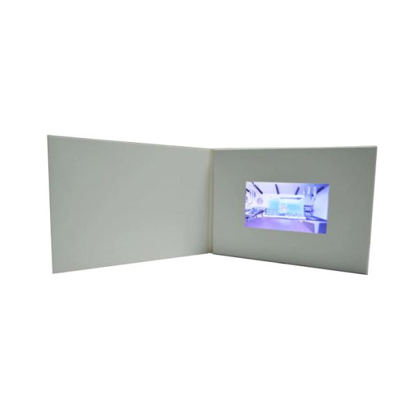 Hard Cover Invitation Card With LCD Screen Handmade With Long Life Span