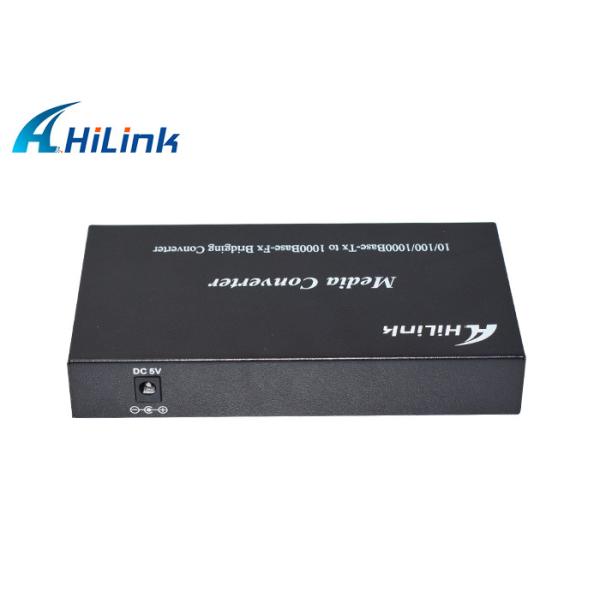 Gigabit Ethernet Media Converter 2x 10 / 100 / 1000Base RJ45 Ports 4x SFP Ports DC 5V 2A