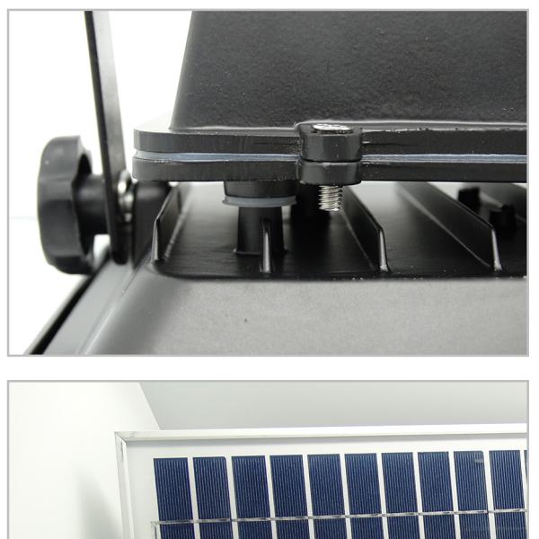IP65 outdoor waterproof 10W led solar flood light with remote control