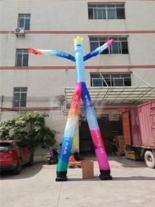 Buy cheap Advertising 2 Lane Inflatable Dancing Man Mr.Welcome With Air Blower product