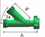 API Elbows Wellhead Integral Fittings With Union Y Type Lateral