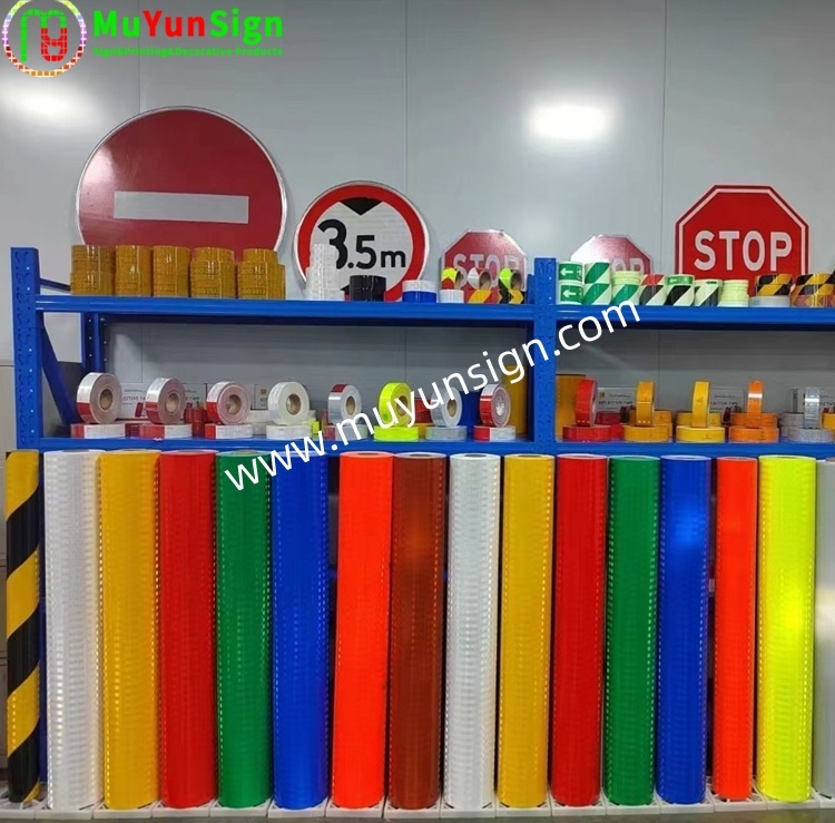 Premium Engineer Grade Reflective Vinyl Rolls Road Sign Vinyl Rolls Retroreflective Film Traffic Grade Reflective Sheeting