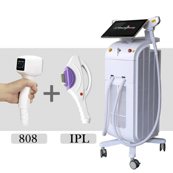 1800W Multifunctional Beauty Machine Hair Removal With IPL RF ND YAG Laser