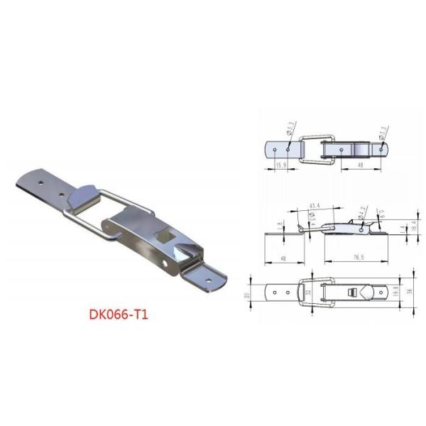 SUS304 Stainless Steel Draw Catch Over Center Toggle Latch Self Locking Anti Corrosion