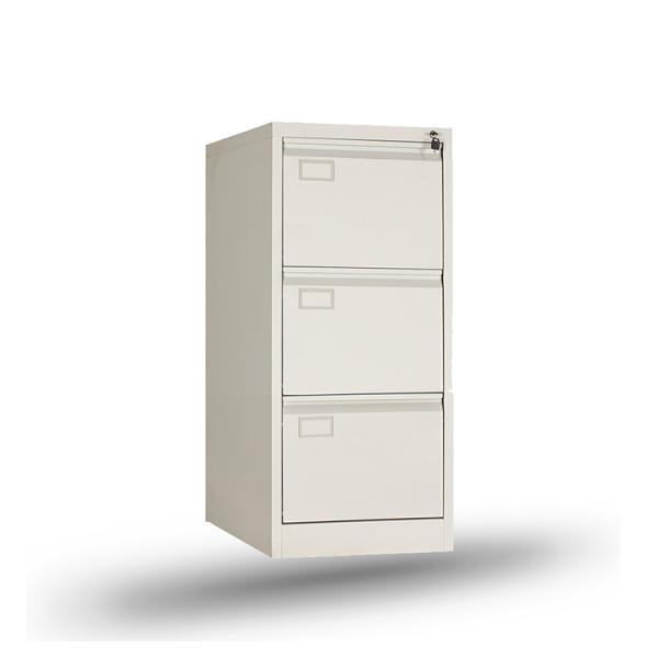 Black White Waterproof Sturdy 3 Layers Lateral File Cabinet