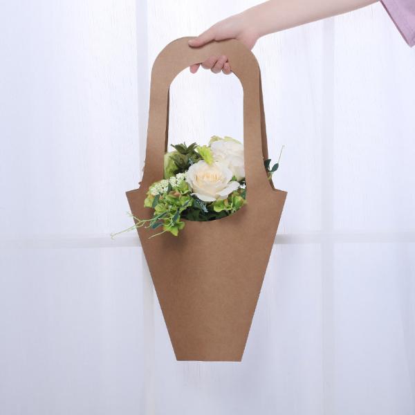 Flower Store Hanging Shopping Bags Flower Portable Packaging Bag