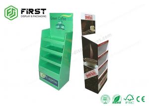 China CMYK Printing Cardboard Floor Displays Retail Store POP Corrugated Paper Floor Display Stand on sale