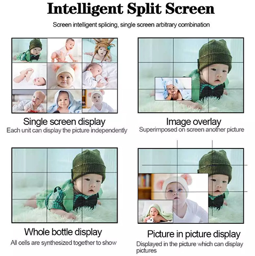 650cd/m2 55" 1920x1080 3X3 Narrow Bezel LCD Display