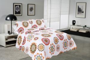 Buy cheap Sun Flower Pattern Printed Quilt Set Needle Punched Cotton Bedspread And Coverlet product