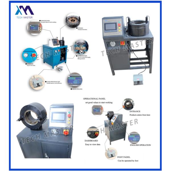 Crimping Machine with 10 Die Sets for Vehicle Air Suspension, Air Spring & Shock Absorber