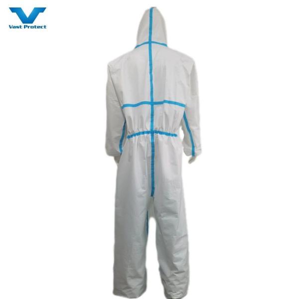 PPE Disposable Protective Coveralls Nonwoven White CE Coverall