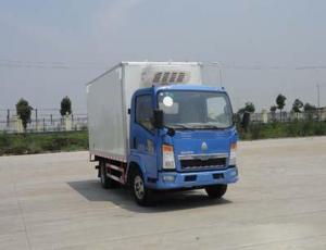 China High Temperature Stability 20CBM Refrigerated Van Truck For Frozen Foods on sale