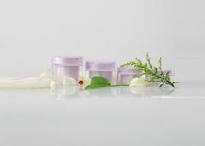 Buy cheap Facial jar 30G 50G Acrylic Cream Square Jar With Black Cap Wholesale  cosmetic acrylic jar  Packaging product