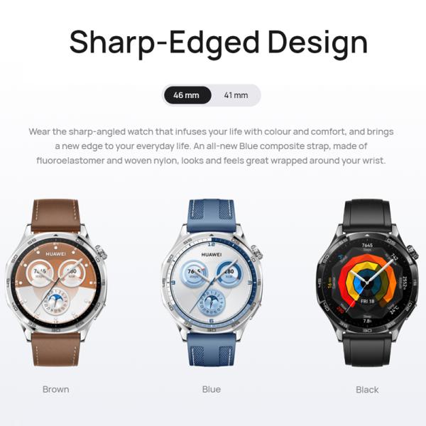 Original Hua-wei WATCH GT 5 Tracker Smart Watch Health Monitor 100+ Sport Modes Smartwatch Call 2-Week Battery Life