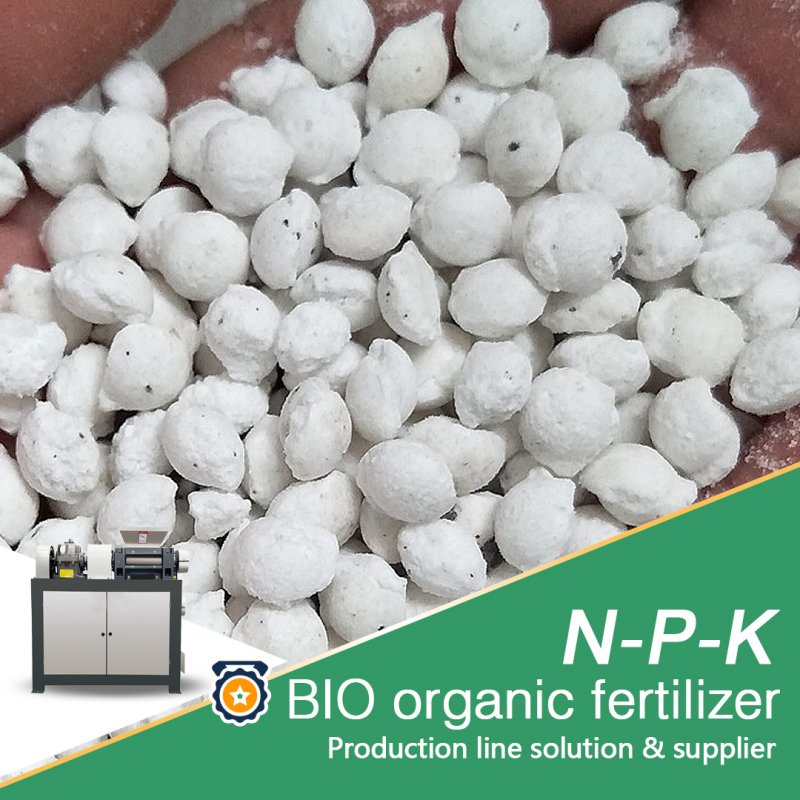 220V Double Roller Extrusion Granulator Fertilizer Machine Compact