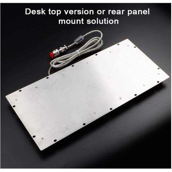 Rugged Military Silicone EMC Keyboard IP68 Backlight With Touchpad