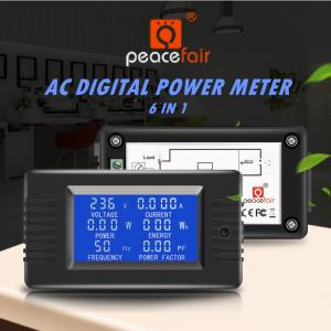 China 80 ~ 260V AC Digital Voltage Meter LCD Display CE / FCC on sale