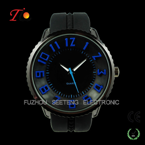 custom logo silicone plastic watch with all normal color available fashional watch Multicolor strap Cute watch