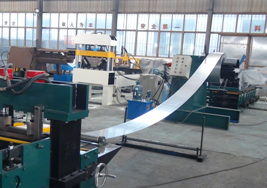 Hat Profile Cold Roll Forming Machine Chain Driving 550mm Steel Coil Width