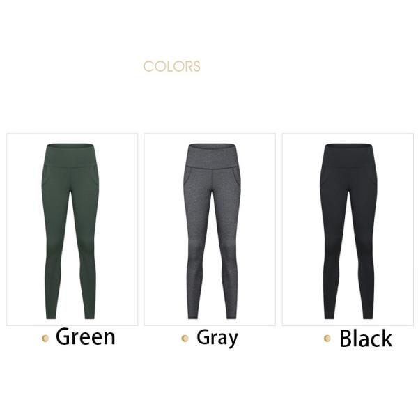 Nylon Spandex Workout Pocket Yoga Pants Gym High Density For Women