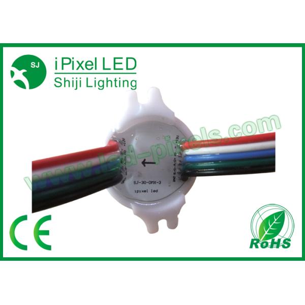 Milky White Case 30mm LED Point light 3pcs smd5050 Digital Pixel light