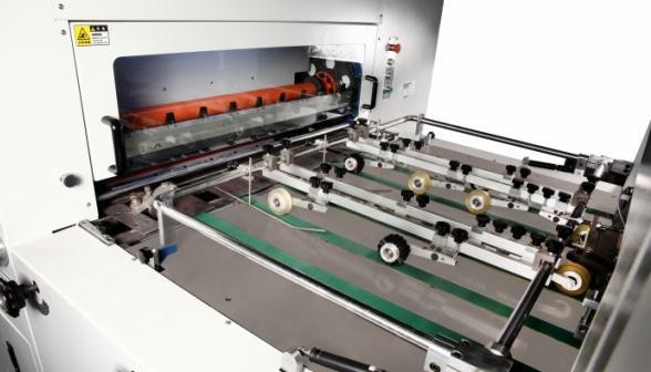 7000s/h Flatbed Die Cutter With Waste Stripping