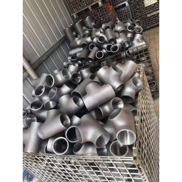 Stainless Carbon Steel Pipe Tee Rust Proof Oil Black Painting