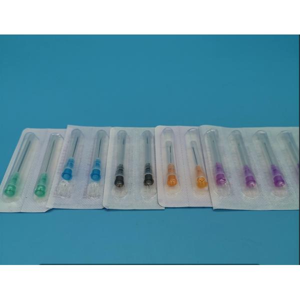 Clinic Hospital Disposable Medical Consumables 0.4mm Hypodermic Needles Medium Grey
