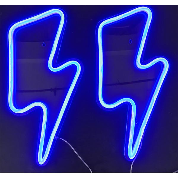 Handmade Visual LED Neon Signs AC 100 - 240V Input Milky PVC Jacket