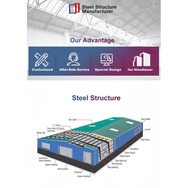 Flexible Design Steel Structure Chicken House With Great Thermal Properties And Low Maintenance