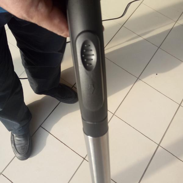 Battery Powered Backpack Vacuum Cleaner For Supermarket / Hotel Yellow Color