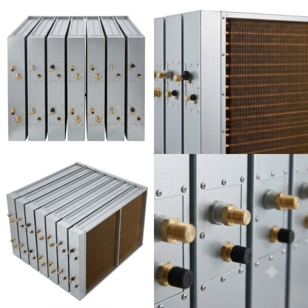 Titanium Aluminum Foil Finned Dryer Condenser
