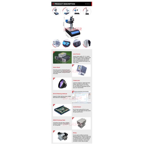 532nm Crystal Glass Wafer Engraving Laser Marking Machine 5W 7W 10W