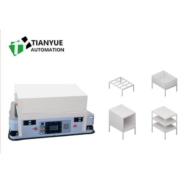2000KG Load Weight AGV Automated Guided Vehicle for Precision Assembly with Obstacle Detection