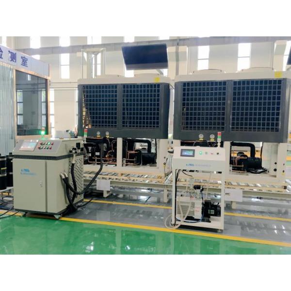 PLC Control Refrigerant Filling Charging Machine with High-efficiency Booster Pump for Air Conditioner Assembly Line