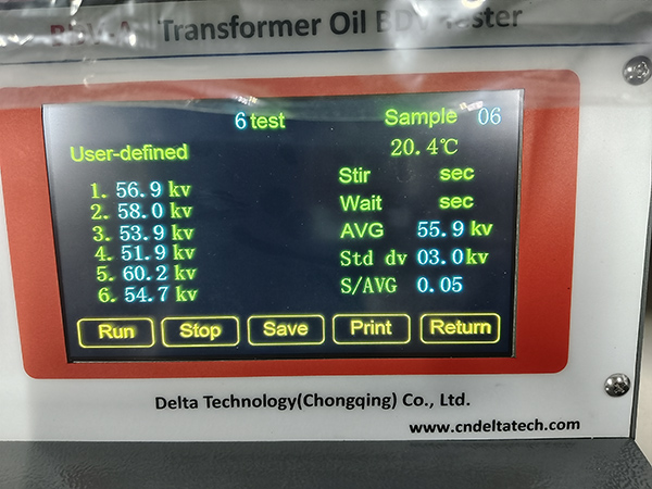 BDV-A 100kV With Oil Temperature Test Insulation Oil Withstand Voltage Tester
