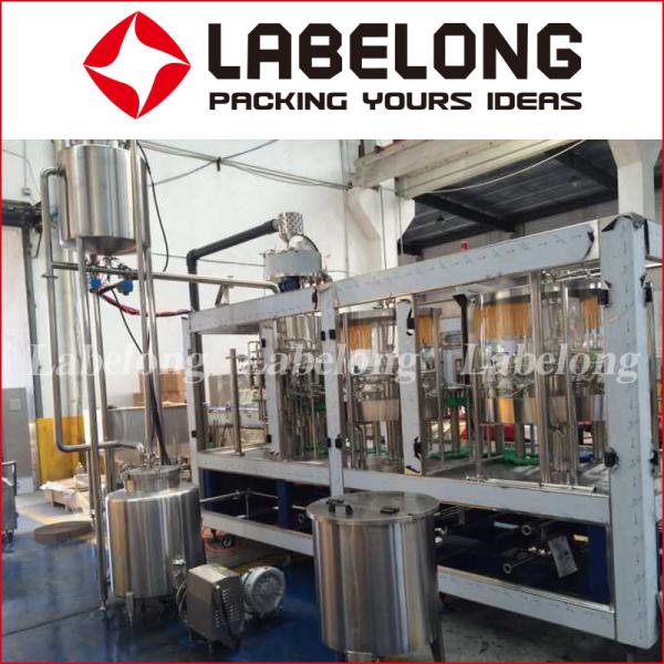 Apple / Kiwi Juice Bottling Machine For 330ML Aluminum Can CE Certification