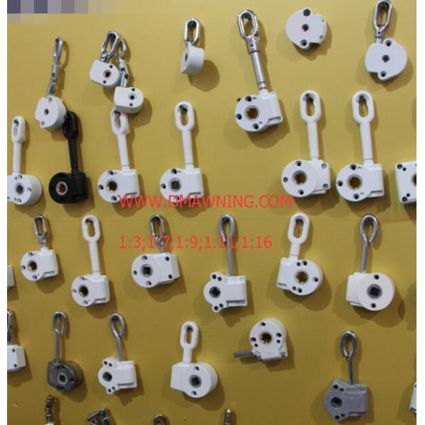 aluminium folding arm awning gear box for manual