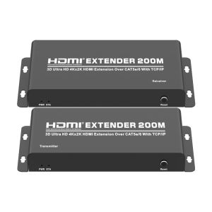 China Over Single CAT5e CAT6 4Kx2K HDMI TCP IP Extender on sale
