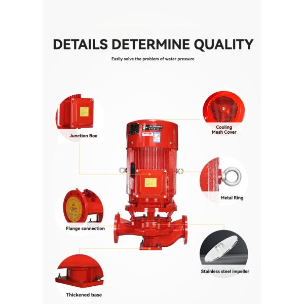 XBD Vertical Multi Stage Centrifugal Fire Fighting Booster Pump Water Supply