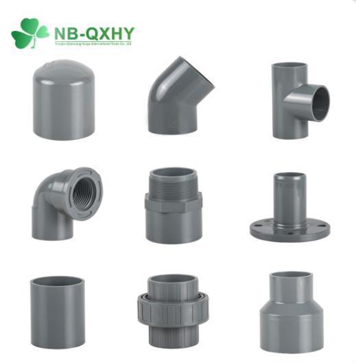 90deg Angle PVC ASTM D2665 Dwv Plastic Pipe Fittings with Different Thickness Style