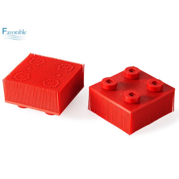 130297 Propack Thin Nylon Bristle Vector 5000 Red Round Foot Block