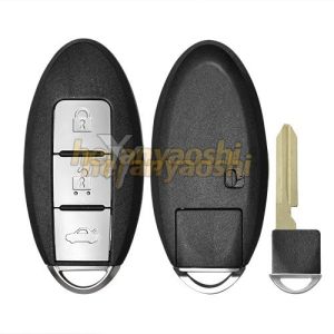 Buy cheap Nissan 3 Buttons Smart Key Shell with Emergency Key Insert product