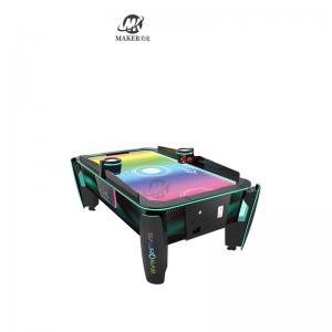 China Air Hockey Table Sports Game Machine Square Cube Coin Operated Air Hockey Game Machine on sale