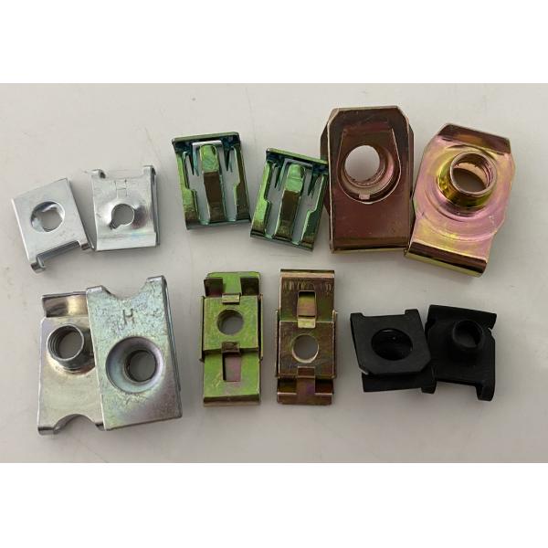 DIN34818 M6 Spring Slice Nuts Speed U Clip Spring Nut Sheet Spring Nuts With Tapping Screw Thread