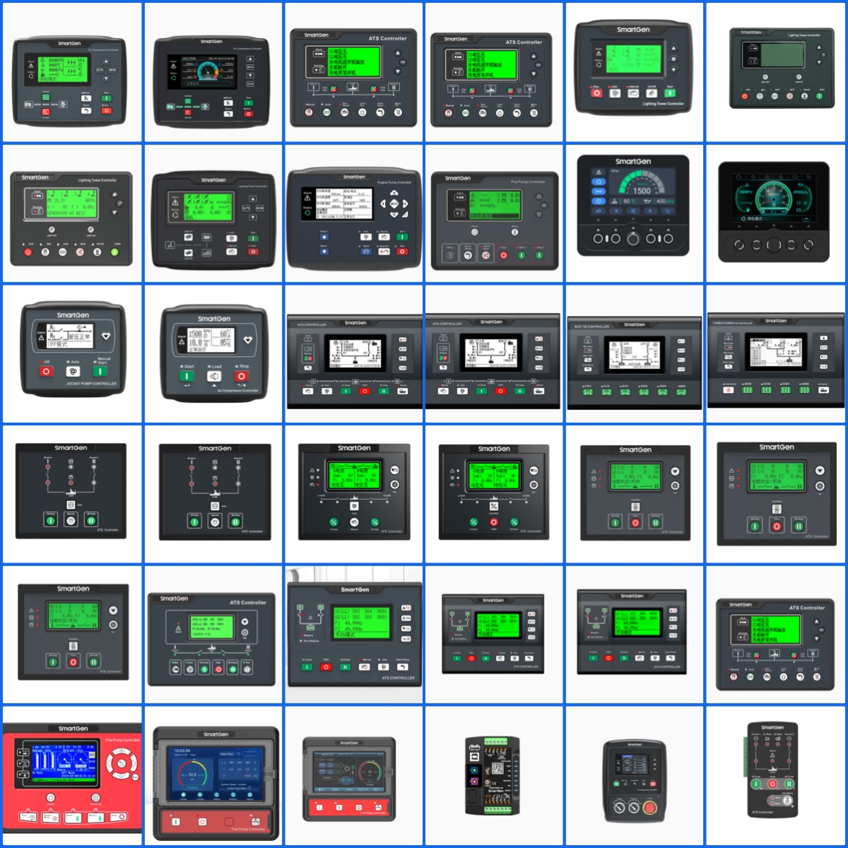 Engine Controller HEM4000 Original Brand New SmartGen Relay Speed Regulation Output + RS485 Interface