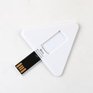 China Triangle Credit Card Usb Flash Drive 16GB 32GB 64GB UDP Flash Chips Full Memory on sale
