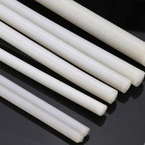 Buy cheap White Plastic Rubber Nylon Full Threaded Rod DIN975 M4 - M20 product